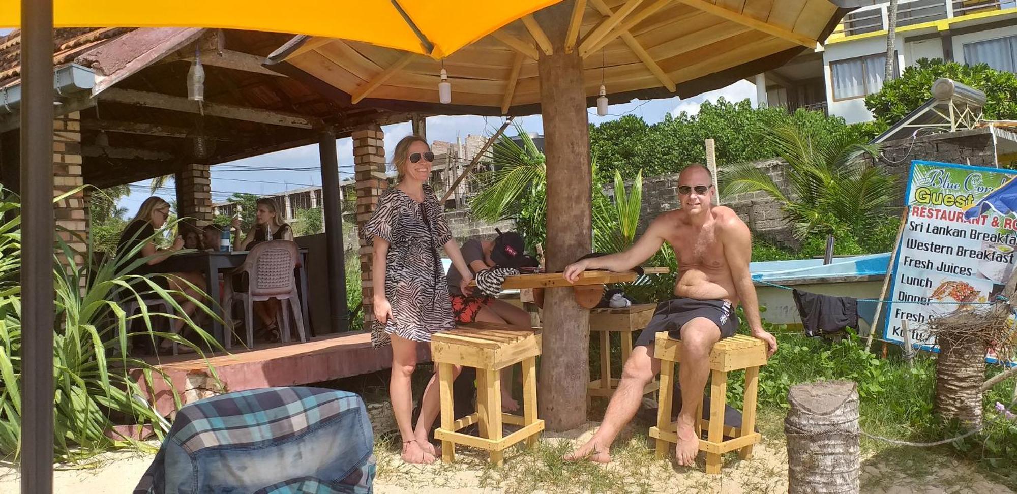 Blue Corals Beach Bungalow Матара Екстер'єр фото